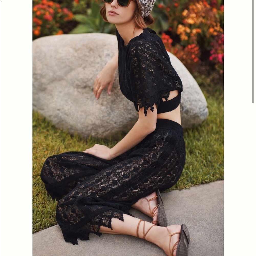 Tags on! Anthropologie swimsuit cover up set